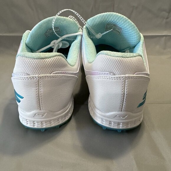 Womens Golf size 10 Skechers Golf Pivot-Splash White Aqua Watercolor 123066-WMLT - Picture 5 of 10